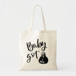 Baby kreeg Bach graffiti scriptportret Tote Bag