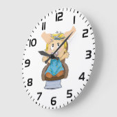 Baby krijgt kapsel Grappige Kinder kapperszaak Grote Klok (Hoek)