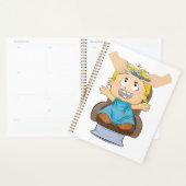 Baby krijgt kapsel Grappige Kinder kapperszaak Planner (Display)