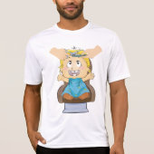 Baby krijgt kapsel Grappige Kinder kapperszaak T-shirt (Voorkant)