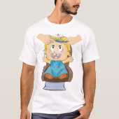 Baby krijgt kapsel Grappige Kinder kapperszaak T-shirt (Voorkant)