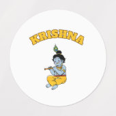Baby Krishna Labels (Design 1)
