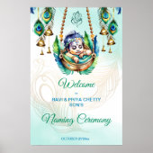 Baby Krishna Naming Cradle Ceremony welkom Poster (Voorkant)