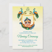 Baby Krishna Naming Namkaran Cradle Ceremony Kaart (Voorkant)