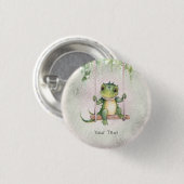 Baby Krokodil Button (Voorkant /achterkant)