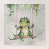 Baby Krokodil Jigsaw Puzzel (Verticaal)
