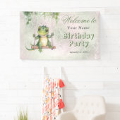 Baby Krokodil Verjaardag Welkom Spandoek (Insitu)