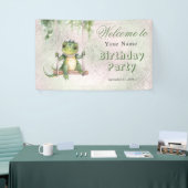 Baby Krokodil Verjaardag Welkom Spandoek (Beurs)