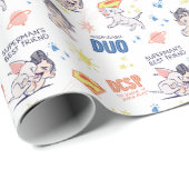 Baby Krypto & Superman Pattern Cadeaupapier (Rol Hoek)
