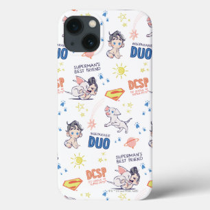 Baby Krypto & Superman Pattern Case-Mate iPhone Case