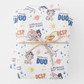 Baby Krypto & Superman Pattern Inpakpapier Vel (In situ)