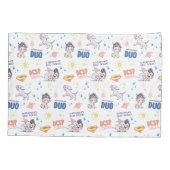 Baby Krypto & Superman Pattern Kussensloop (Achterkant)