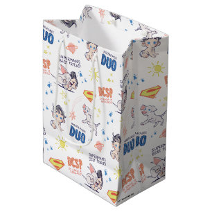 Baby Krypto & Superman Pattern Medium Cadeauzakje