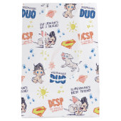 Baby Krypto & Superman Pattern Medium Cadeauzakje (Achterkant)