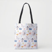 Baby Krypto & Superman Pattern Tote Bag (Voorkant)
