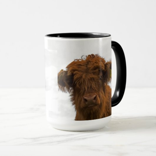 Baby Kuh Kaffeetasse Mok (Voorkant rechts)