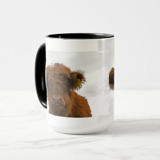 Baby Kuh Kaffeetasse Mok (Voorkant links)
