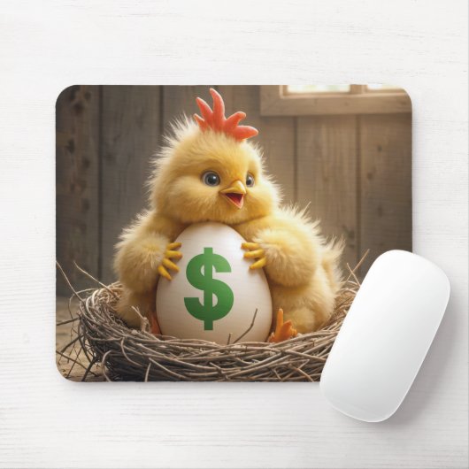 Baby Kuiken Met een Dure Ei Muismat (Met muis)