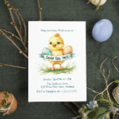 Baby Kuiken met eieren Paaseierjacht Kaart