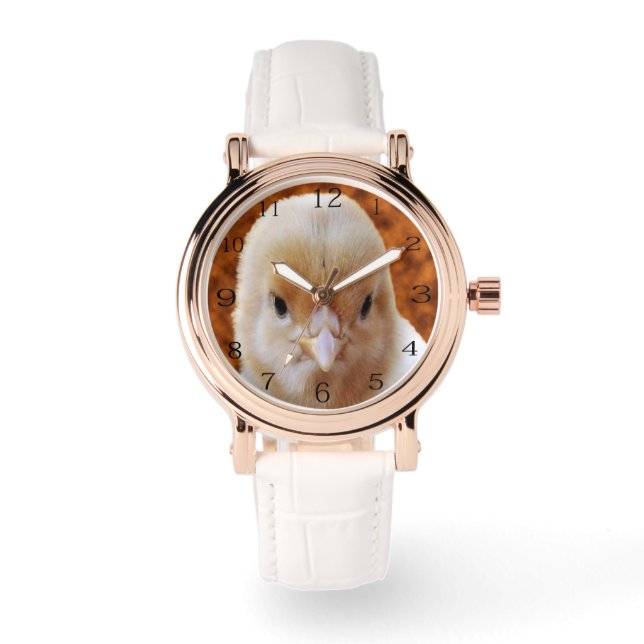 Baby Kuikengezicht, Horloge (Voorkant)