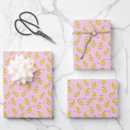 Baby Kuikens Boerderij Dier Schattig Kawaii Patroo Inpakpapier Vel