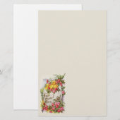 Baby Kuikens en Rozen Paasbriefpapier Briefpapier (Voorkant / Achterkant)