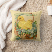 Baby kuikens in een paasmand kussen (Deken)