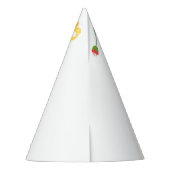 Baby kunk, vlinder en bloemen feesthoedjes (Achterkant)