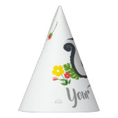 Baby kunk, vlinder en bloemen feesthoedjes (Links)