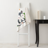 Baby kunk, vlinder en bloemen sherpa deken (In situ)