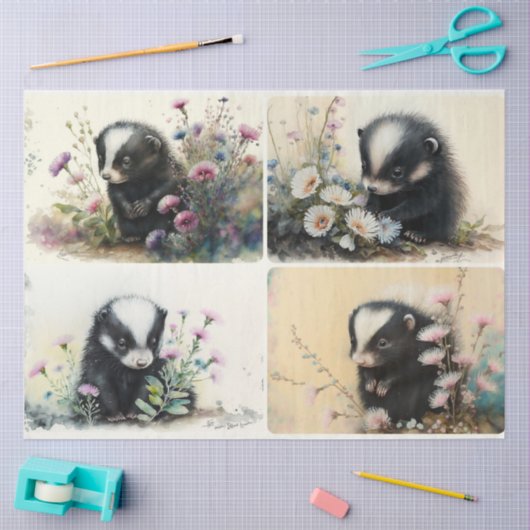 Baby kunks-weefselpapier tissuepapier (Craft)