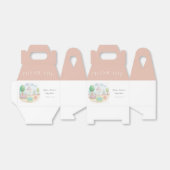 Baby kwekerij etherische Schattigee pastel Baby sh Bedankdoosjes (Uitgevouwen)