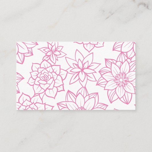 Baby kwekerij etherische Schattigee pastel Baby sh Informatiekaartje (Achterkant)