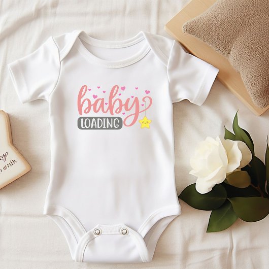 Baby Laadt Zwangerschapsaankondiging Romper