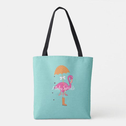 BABY Laat Flamingo Flamingo Strooipartij Feest Tote Bag (Achterkant)