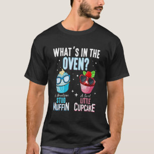 Baby laat zien wat er in de Oven Muffin Cupcak geb T-shirt
