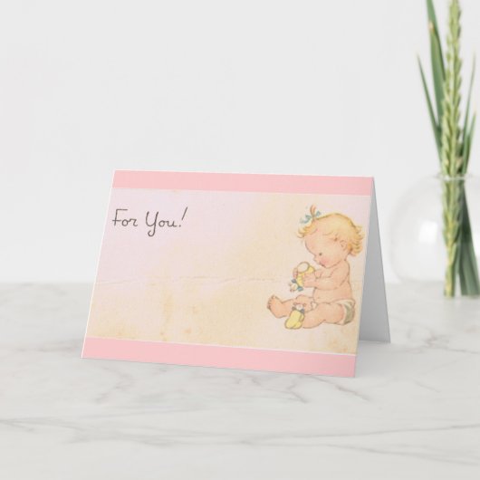  Baby Label Kaart (Voorkant)