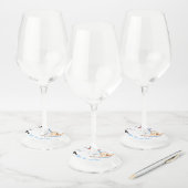 Baby Label van glas voor de opslag - Hallo ouders (Set)
