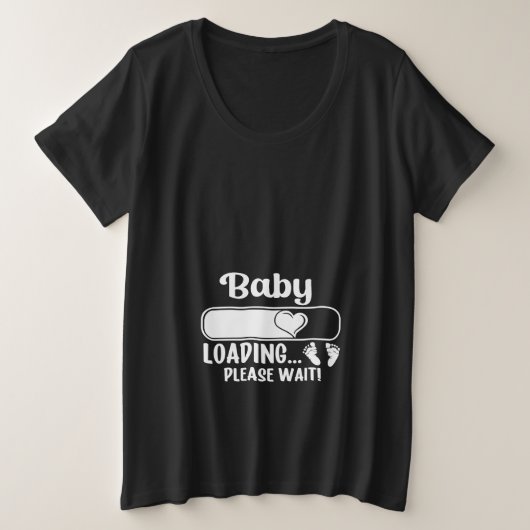 Baby Laden Grote Maat T-shirt (Design voorkant)