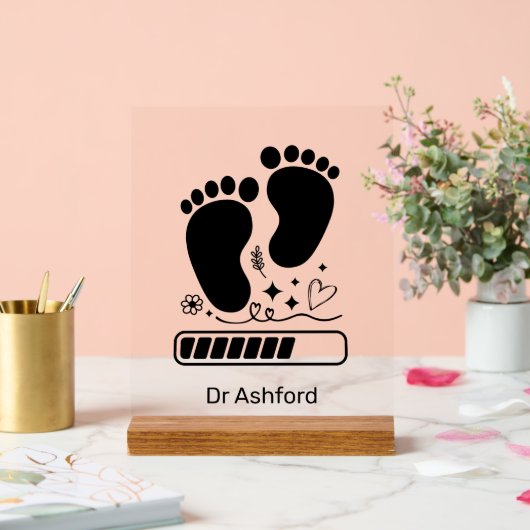 Baby laden Medische Kantoor Acryl Bord (Huwelijk)