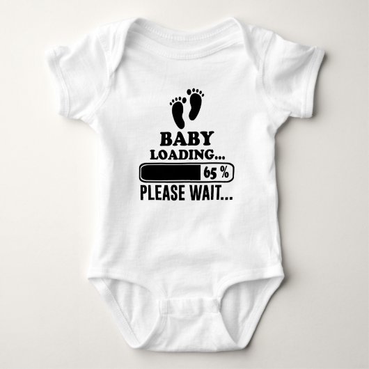 BABY LADING GELIEVE TE WACHTEN ROMPER (Voorkant)
