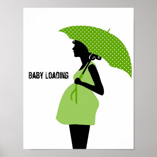 Baby Lading Zwangerschap Poster (Voorkant)