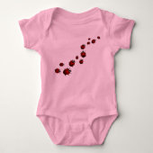 Baby Ladybug Bodysuit Cute Ladybug Baby uit één st (Voorkant)