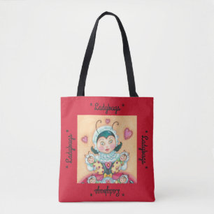 Baby Ladybug Mam "LADYBUGS" CANVAS TAS *Aanpassen