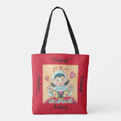 Baby Ladybug Mam "LADYBUGS" CANVAS TAS *Aanpassen (Achterkant)