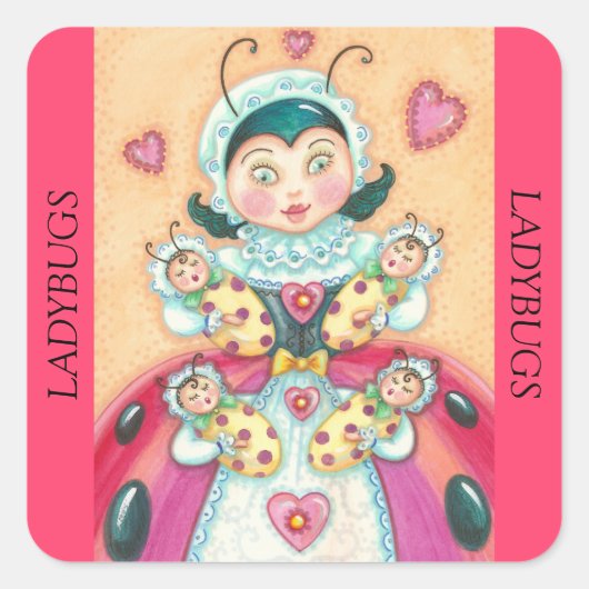 BABY LADYBUG STICKERS — Datablad (Voorkant)
