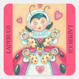 BABY LADYBUG STICKERS — Datablad