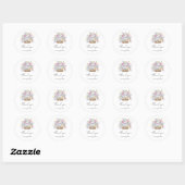 Baby Lam - Dank je Ronde Sticker (Vel)