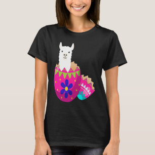 Baby lama uit het paasei t-shirt