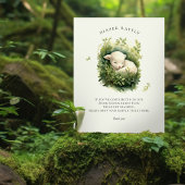 Baby Lamb Luier Raffle Teken Baby shower Reclamebord Met Voetstuk